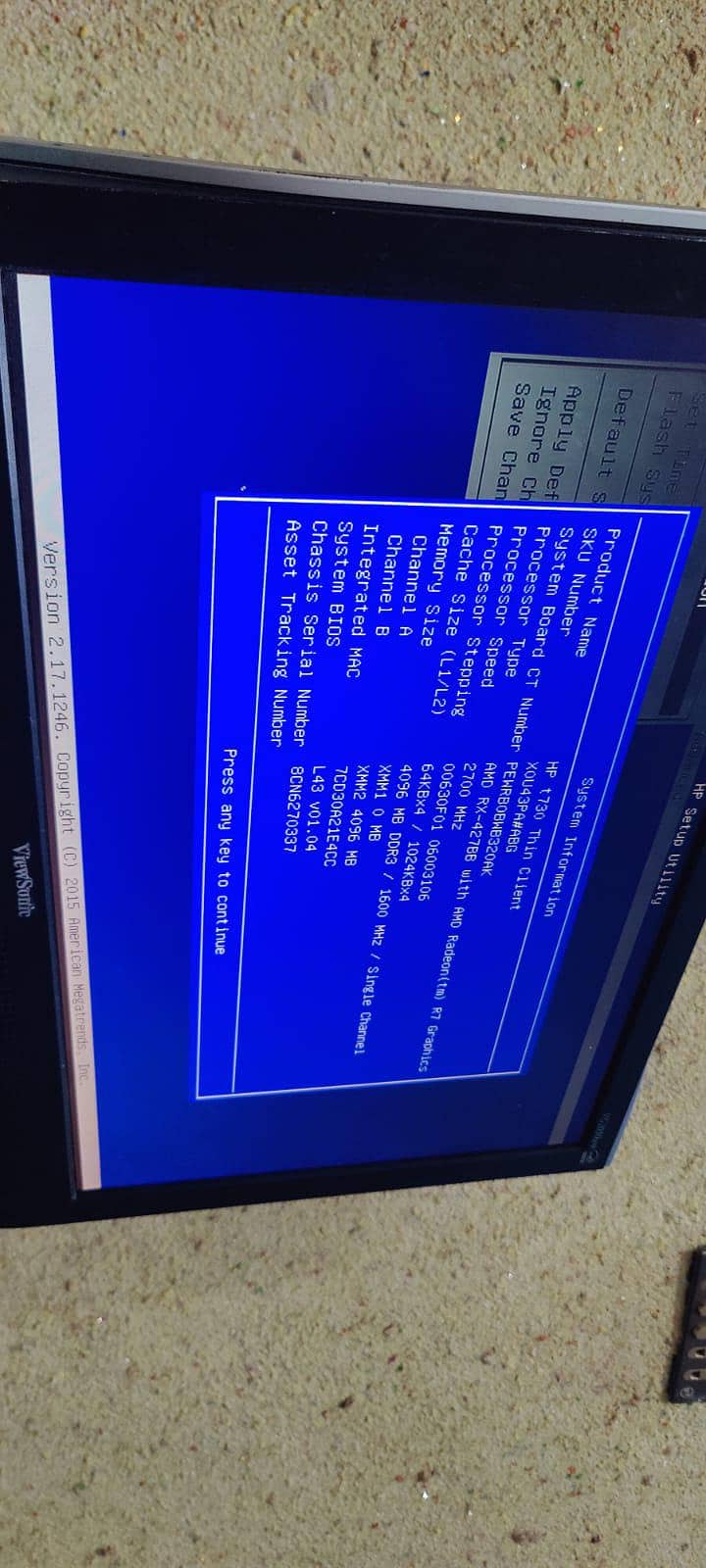 HP T730 Thin Client 0
