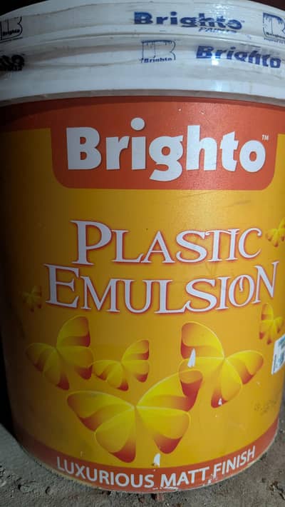 Brighto White Wall Paint – Unused & Discounted