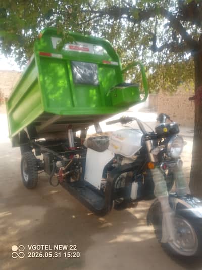Lal din Loader rickshaw hydraulic Jack wala