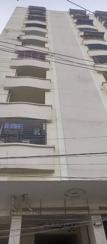 2 BED DD FLAT (UNITED TOWER ) FOR SALE IN NAZIMABAD NO 1 NEW URDU BAZAR