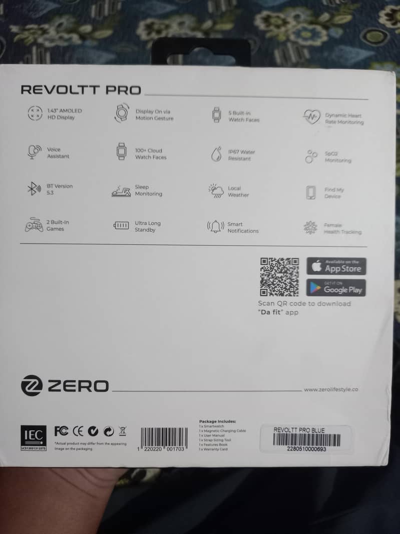 Zero Revolt Pro smart watch 4
