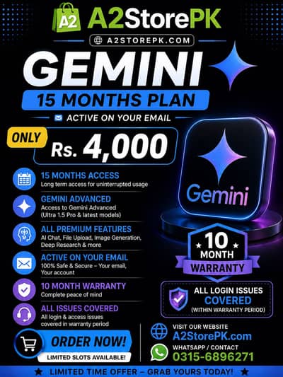 Gemni pro 15 month
