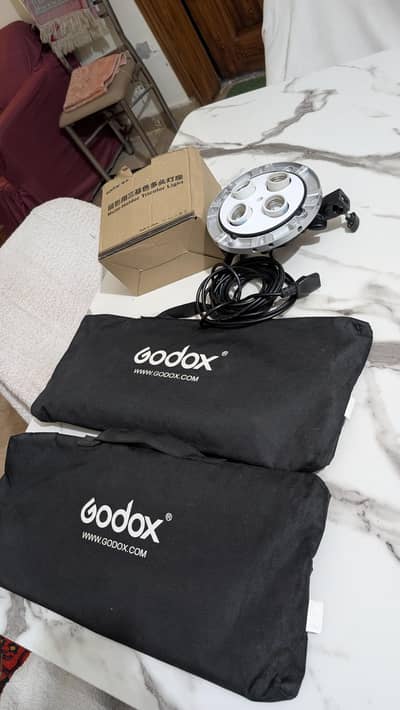 Godox 60x60cm Studio Softboxes (Pair) for Sale along accessories