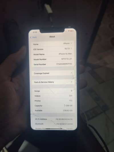 Apple iPhone XS Max 256gb factory unlock non pta battery 100