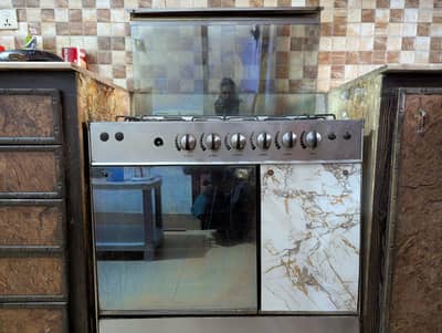 5 burner cooking range