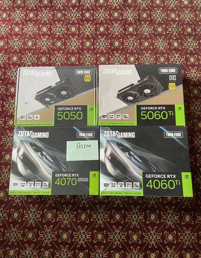 RTX 5070 Ti, 4070 Super, 4060 Ti, 5060 Ti & 3080 GPUs For Sale