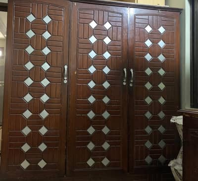 Wardrobe and showcase