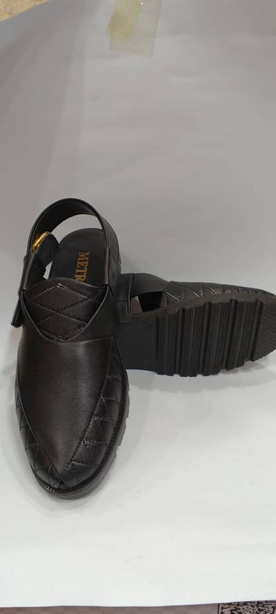 Synthetic leather  Peshawari chappal