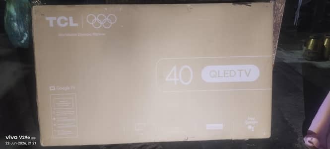 TCL 40 inch smart led box peck model S51K what 03132213463