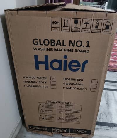 Haier HWM80-1269X Fully Automatic Washing Machine – Like New
