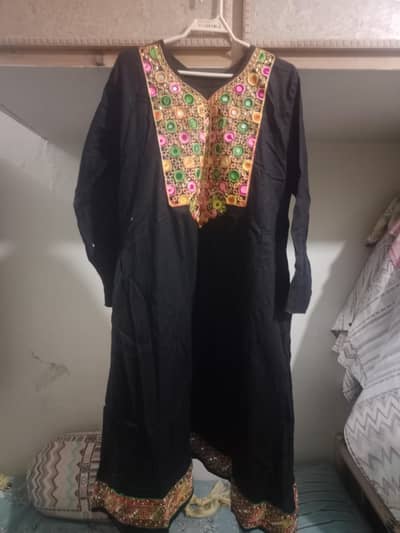cotton suit in black colour
