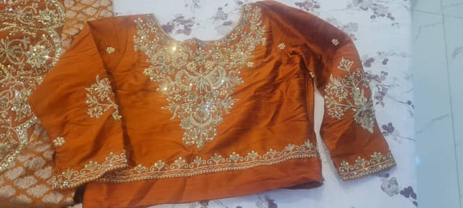 Zinc embroided lehnga