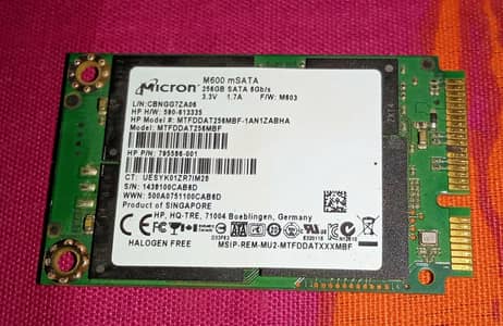 mSATA SSD 256gb | Micron