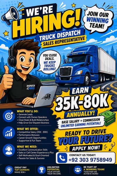 Customer acquisition/ Trucking Sales Executive/ CSR