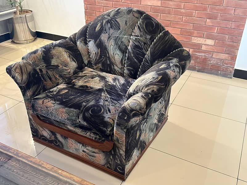solid wood sofa set ( 3 + 2 + 1 ) 2