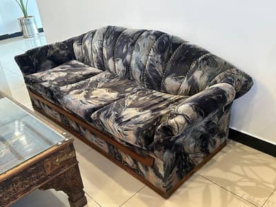 solid wooden 6 seater sofa set (3+2+1)