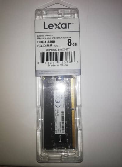 LEXAR 8GB DDR4 3200 MHZ SO-DIMM RAM