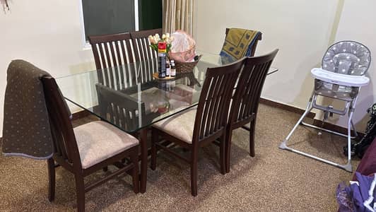 Dinning table with 6 chairs