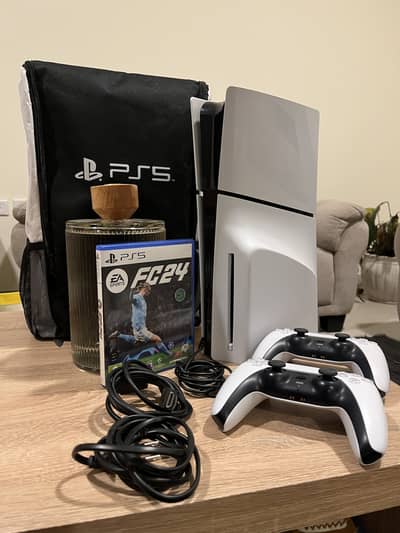 Ps5 Slim Disc Edition - 1tb - 2 Controllers - Excellent Condition