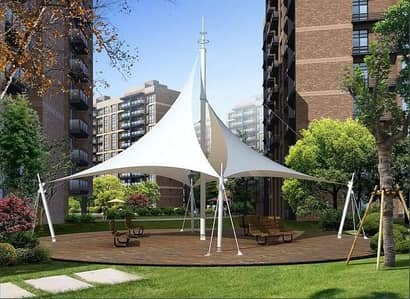 Hypar pvc shade - Tensile canopy shade - Dome shade - Car roof shade