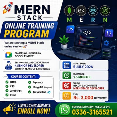 MERN Stack Online Training | Job-Ready Course | Live Classes