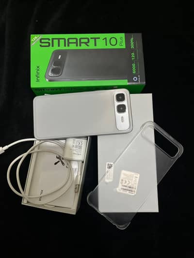 Infinix Smart 10 plus Ram 4+4 storage 128