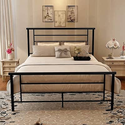 Queen bed iron. limited stock