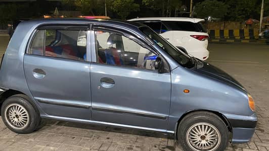 Hyundai Santro 2007 light Blue Club Gv with LPG