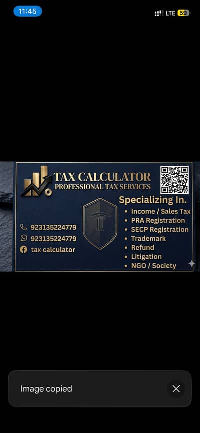TAXATION SERVICES INCOM TAX RETURNS
