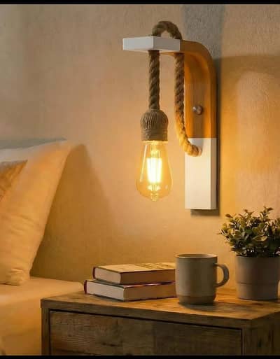 premium woden wall lamp light