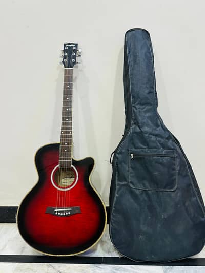Brand new semi acoustic guitar only few days used