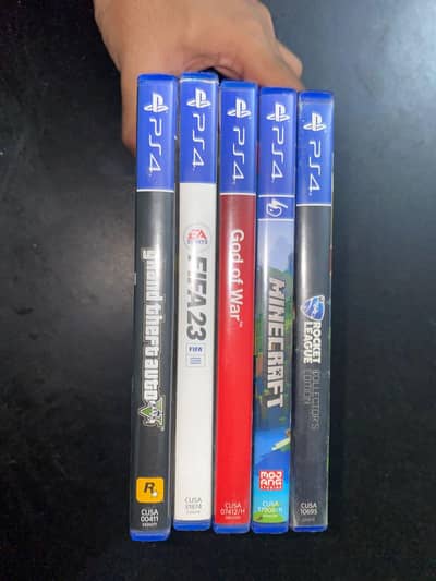 Pack of 5 ps4 games