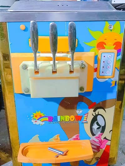 ice cream machine soft 3 handle snow ice cream machine