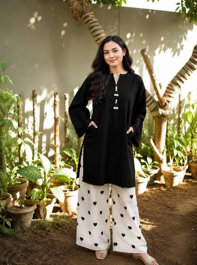 Cotton 2pc heart design Price