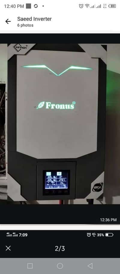 fronus Soler inverter 4.2kw