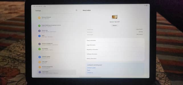 Samsung Galaxy A9 plus Tab for sale