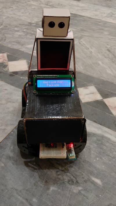 Bluetooth Controlled Product Delivery Robot using Arduino Nano
