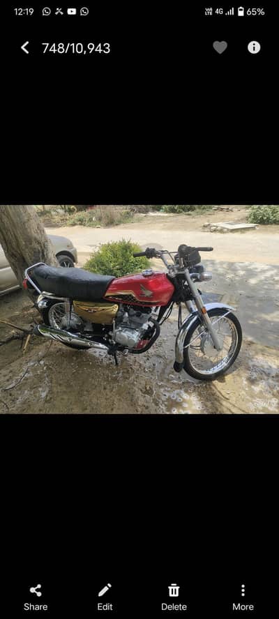 honda 125 gold edition 2024-25