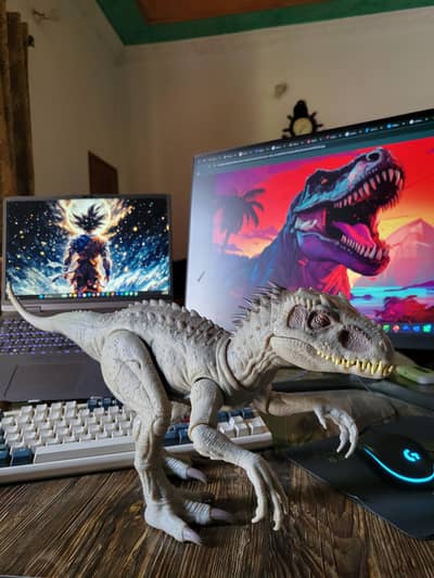 Jurassic World Indominus Rex Toy Dinosaur - Lights Sounds