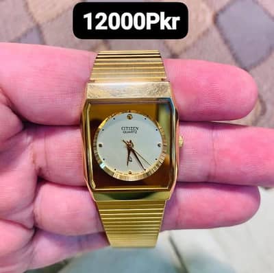 Citizen Vintage Quartz Gold Tone Watch. Citizen Used Watch