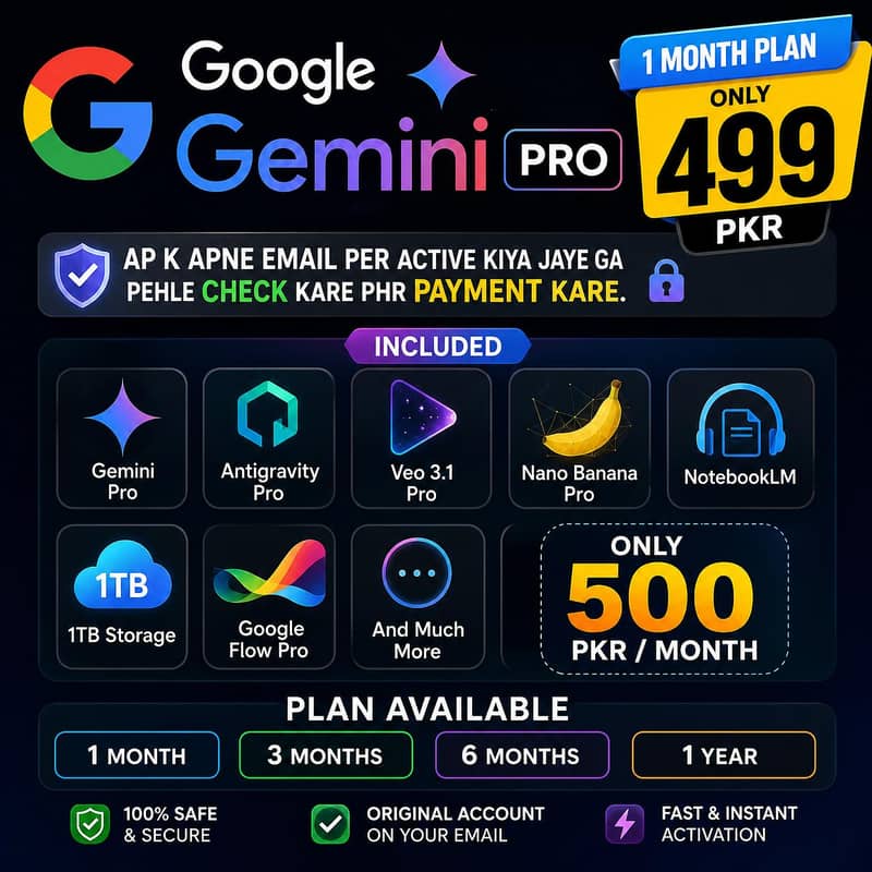 Google Ai Pro Plan 1