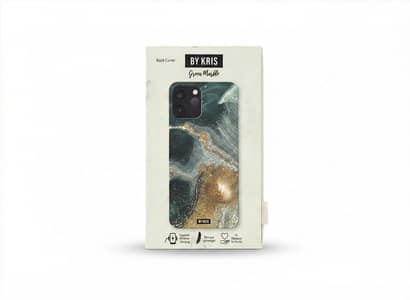 BY KRIS Marble Design iPhone Back Cover (iPhone 12/13 Compatible)