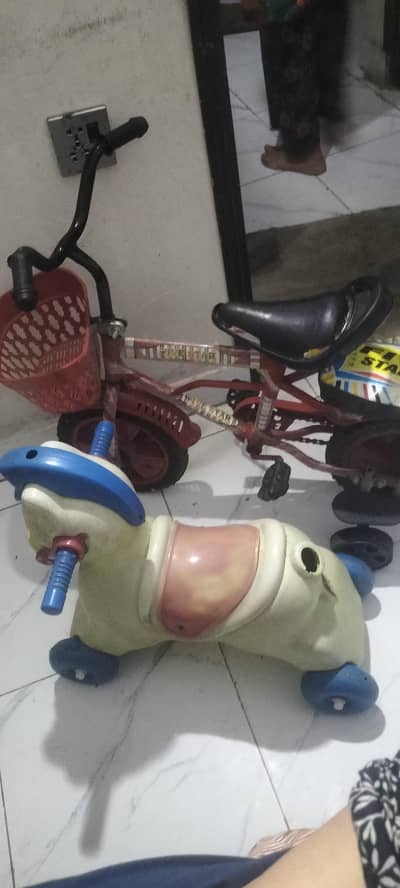 horse and cycle