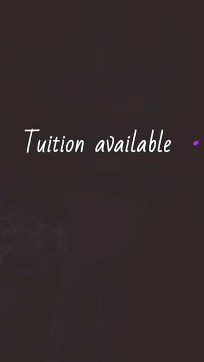 female tutor , home/online tuition , 1 to5 and 1st year class