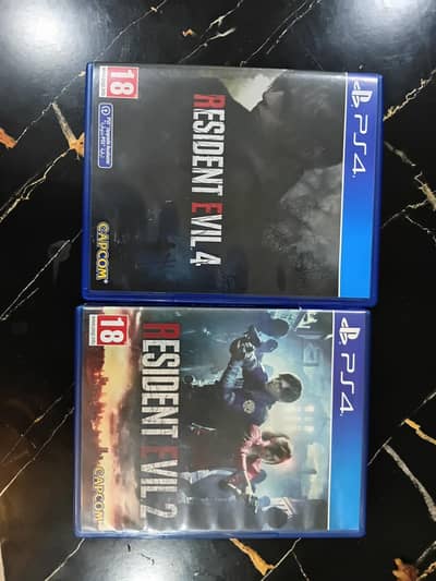 resident evil 2 remake andesident evil 4 remake for sell and exchange