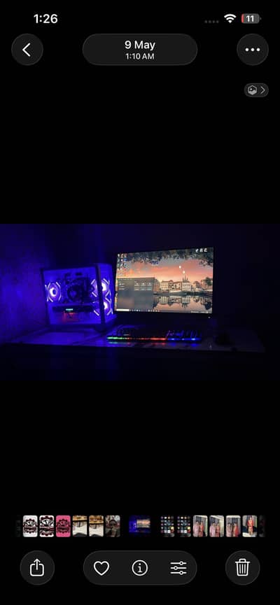 Complete gaming/editing pc setup, 24 inch monitor free table