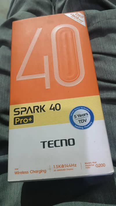 Tecno spark 40 pro + | Warranty Available | Urgent sale