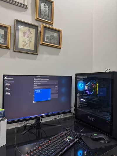 Gaming pc full setup
