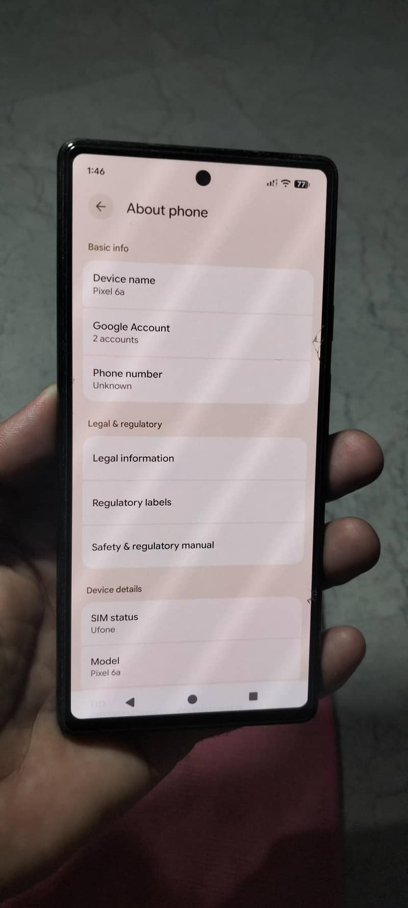 Google Pixel 6a 6