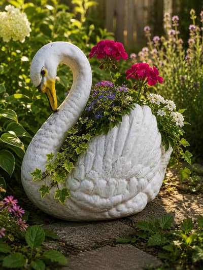 Maceta de jardín Garden Statue Planter Home Ornaments Flowerpots